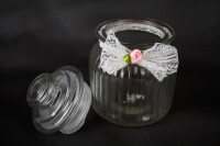 Candyglas "white Love" | 15cm