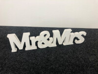 Mr & Mrs 1-Teilig weiß
