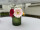 Vase moosgrünes Frostglas | 10cm